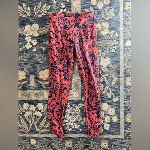 Lululemon Legging in Efflorescent Dark Canyon Onyx Blue